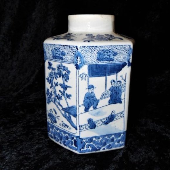 LAST MARKDOWN Antique Bisque Oriental vase - Picture 5 of 5
